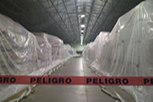 Fumigacion de Productos en Saco